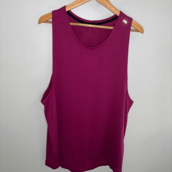 Lululemon NEW License to Train purple magenta vented tank top men's size XL - Picture 1 of 8